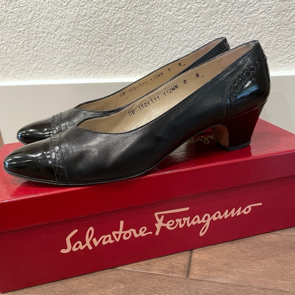 Salvatore Ferragamo | Black heels size 8